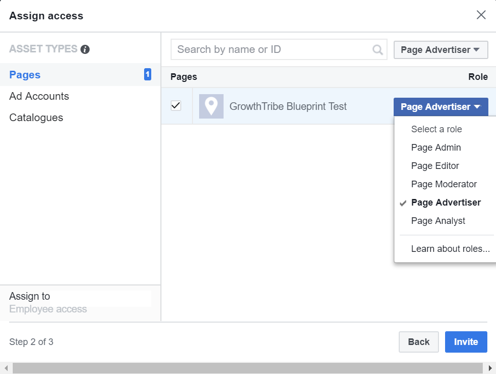 Assign Access On Facebook Business Manager