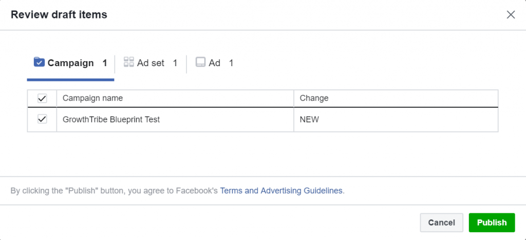 Facebook Ad Review Draft