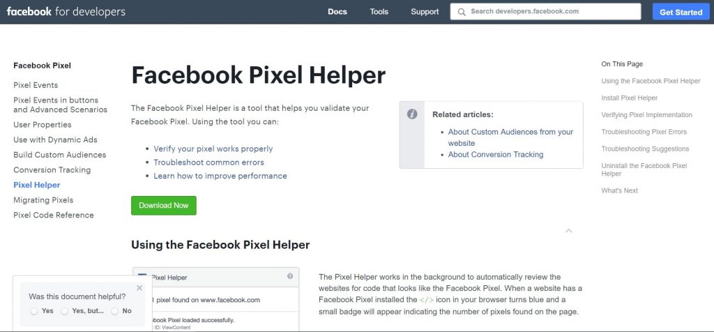 Facebook Pixel Helper Download