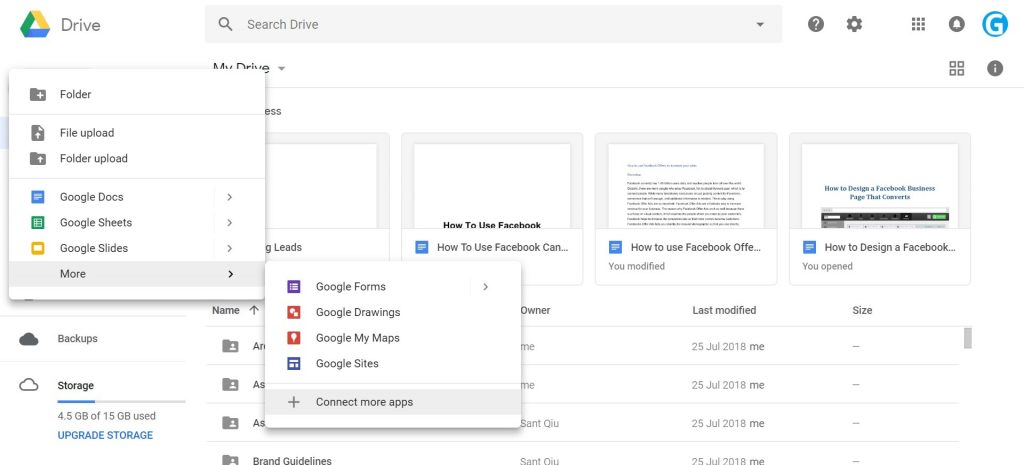 Google Drive Apps