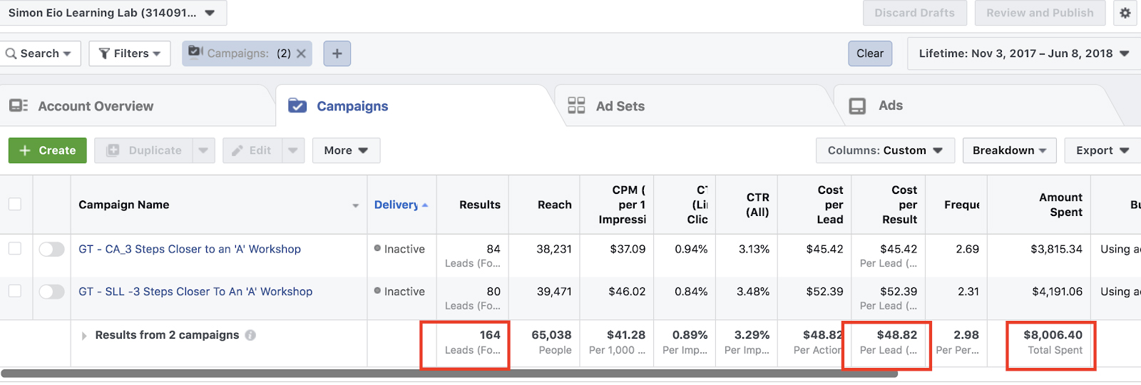 sell-admetrics Ad Metrics Simon Eio Learning Lab